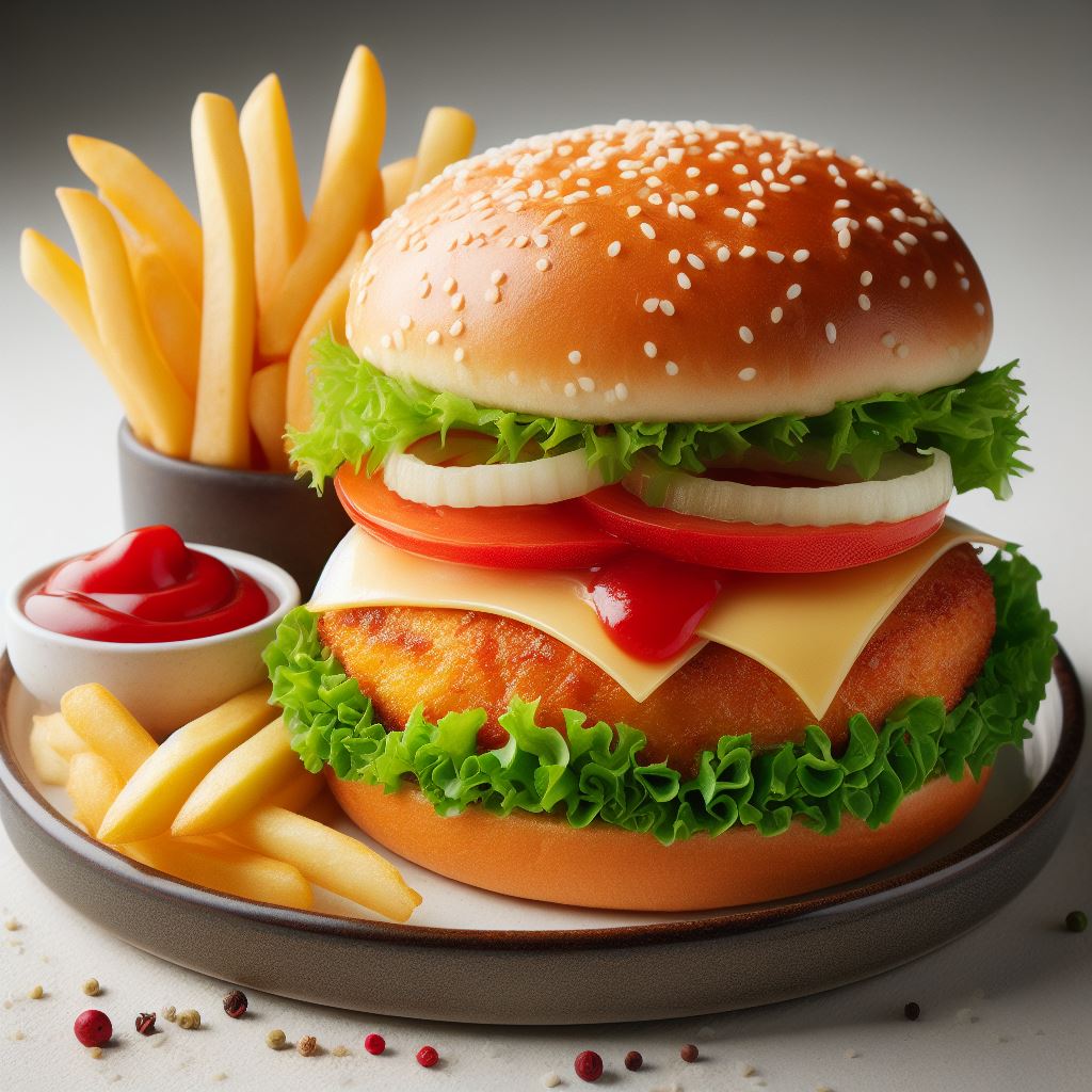Hampurilaisateria Chicken Salmonella