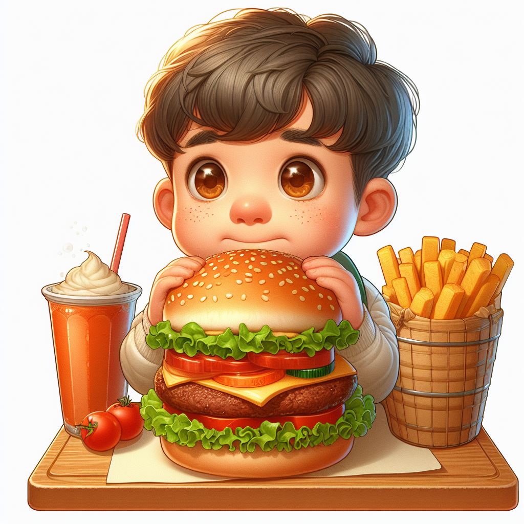 Hampurilaisateria Junior Delight