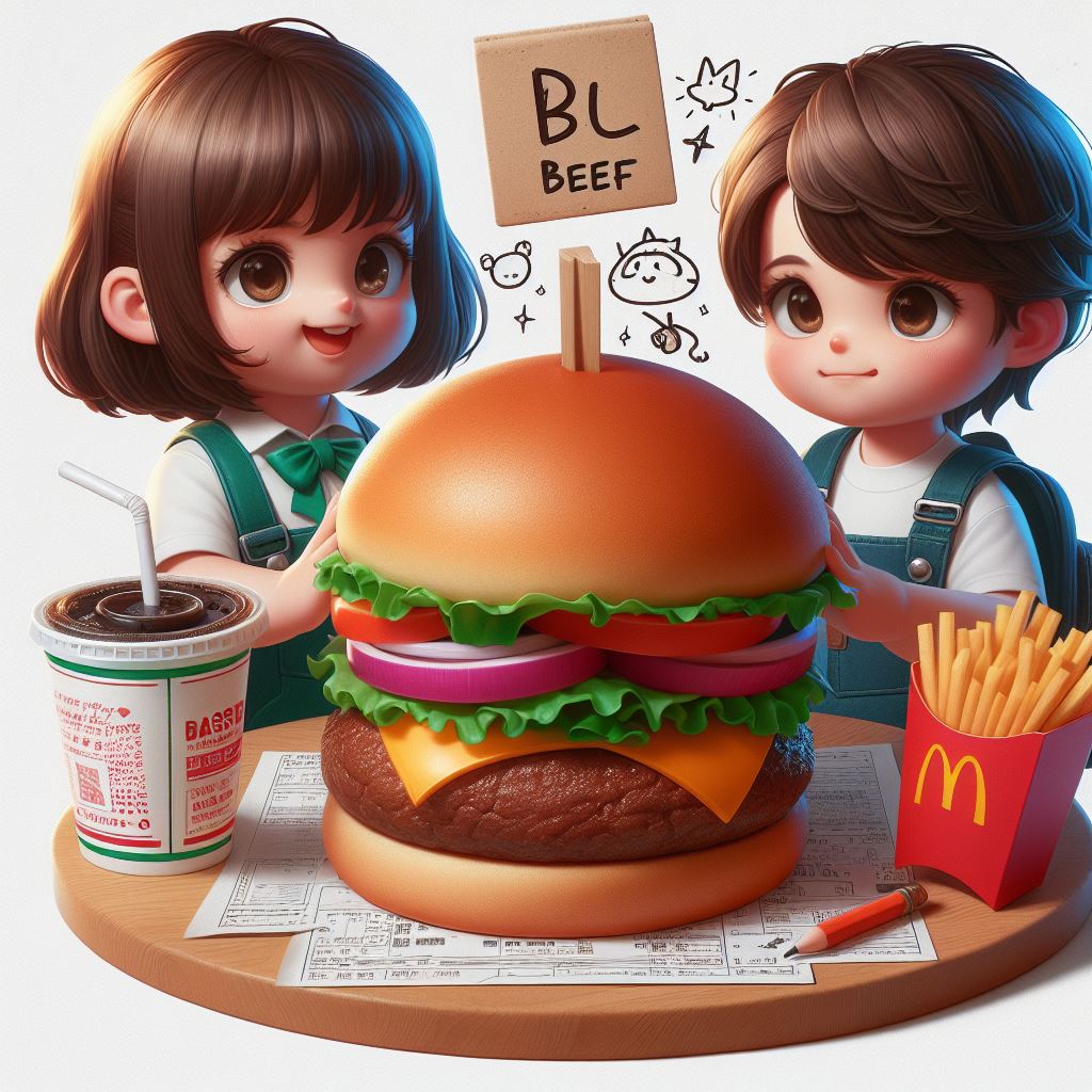 Hampurilaisateria Junior Mega