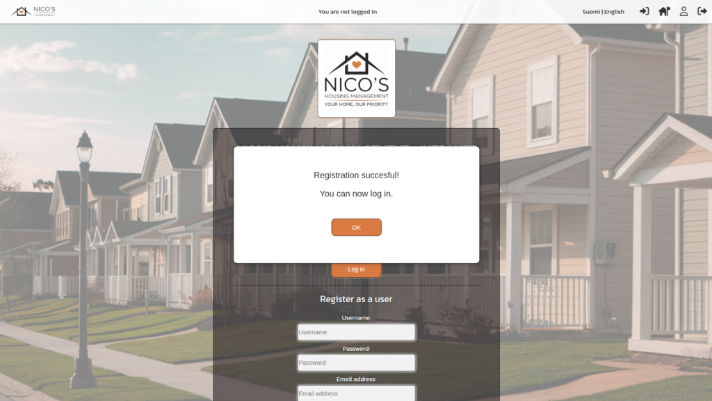 Picture of Ticketing and Login system application