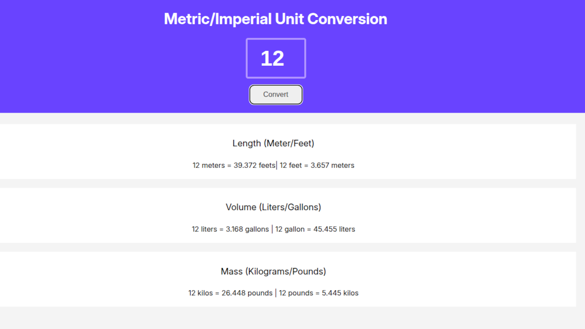 Unit Converter