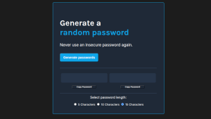 Picture of Password Generator App