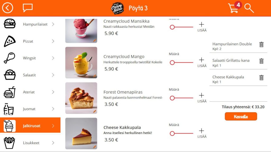 Picture of Restaurant Ordering System made with Power Platform