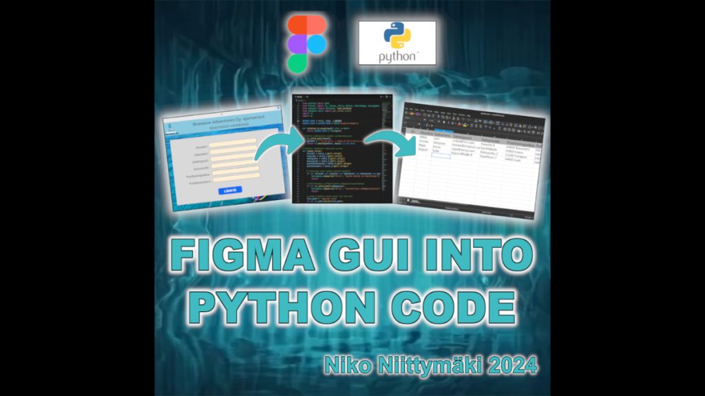 Picture of Figma Gui Into Python Code