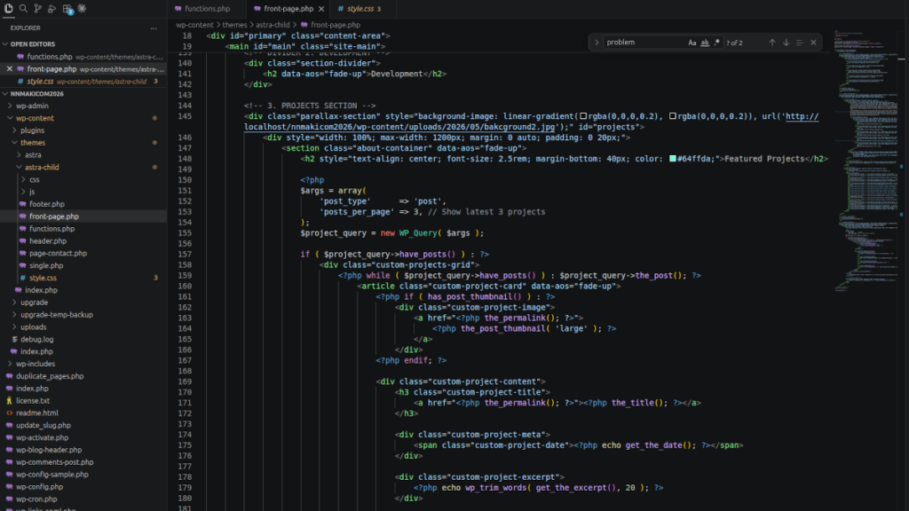PIcture of NNmaki.com Portfolio Website