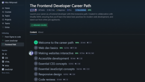 Picture of Scrimbacourse Frontpage